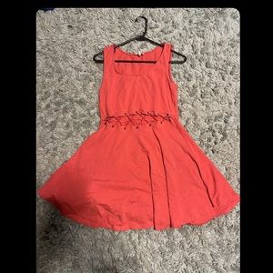 Orangy Peach Dress